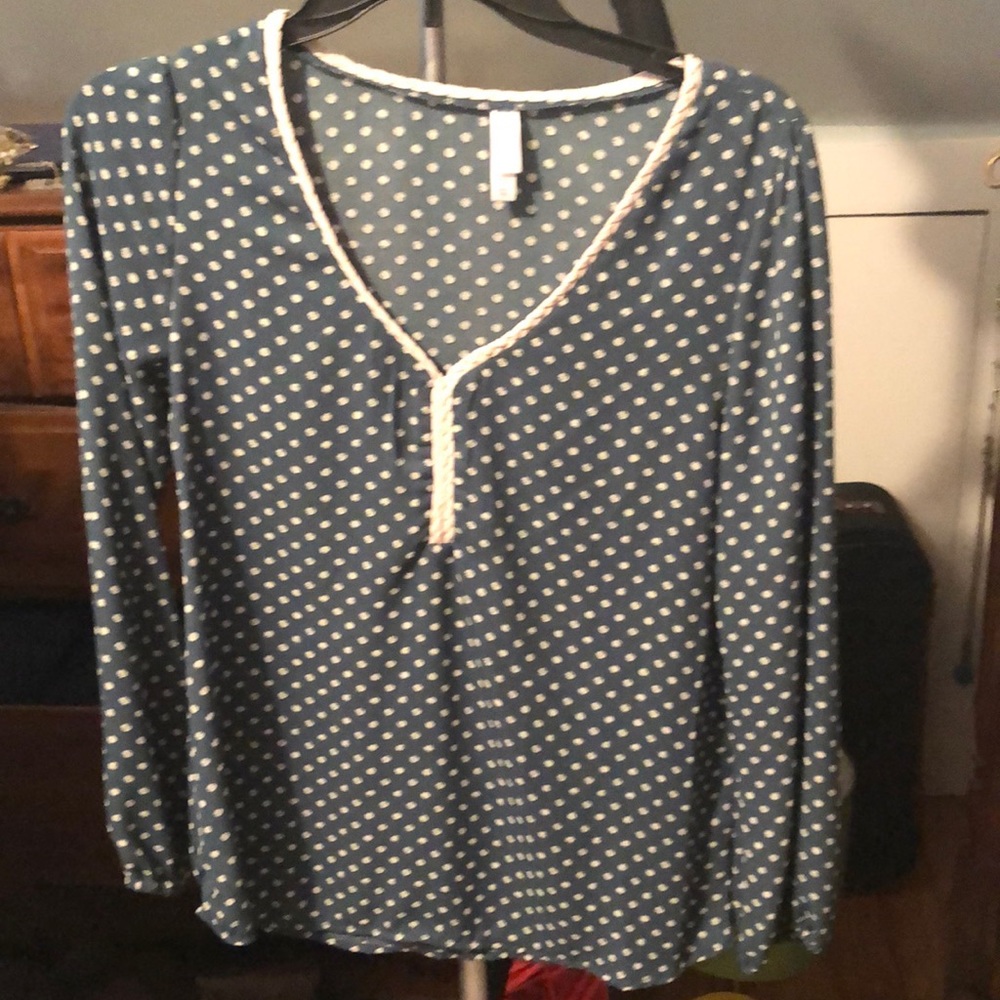 Teal blouse